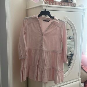 Pink casual dress! ZARA
